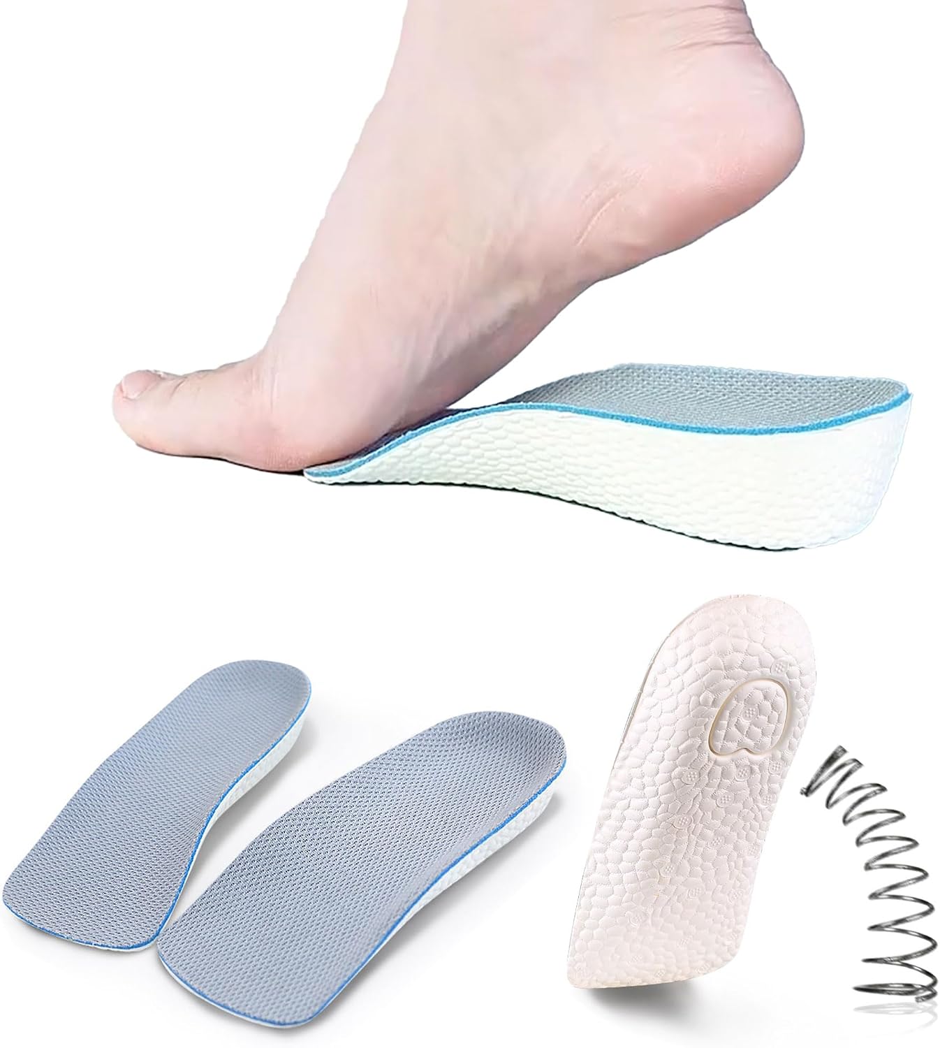 ElevoStep™ Inserts Rehausseurs Pour Chaussures | Hauteur Discrète & Confort EVA