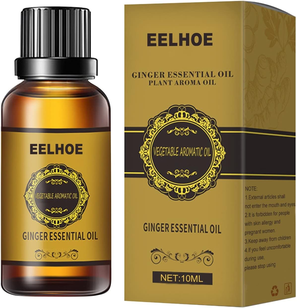 GingerFlow™ Huile de Massage au Gingembre | Soin Bien-Être Corps & Massage Relaxant