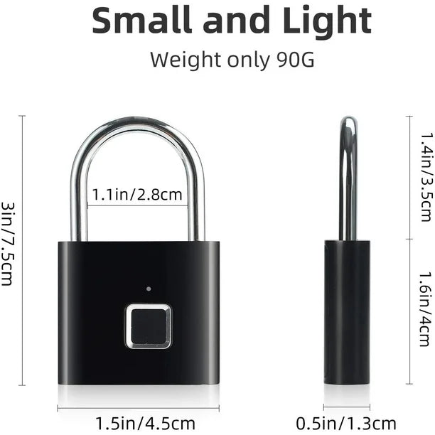 Cadenas intelligent à empreintes digitales