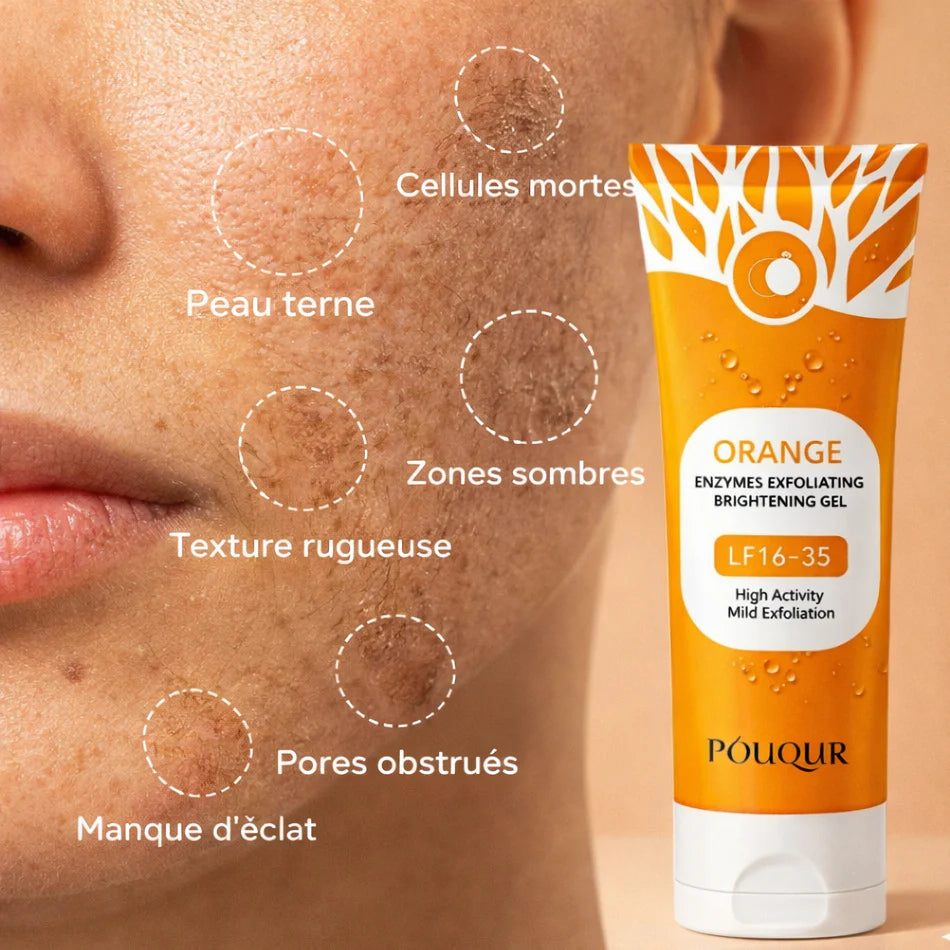 POUQUR® Gel Exfoliant Éclat à l'Orange