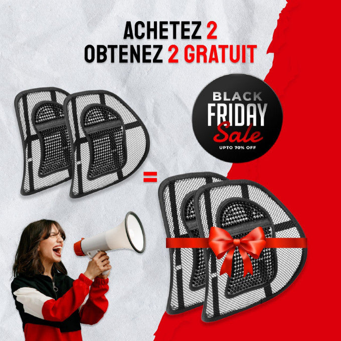 Support lombaire pour le bas du dos pour voiture et au Bureau
