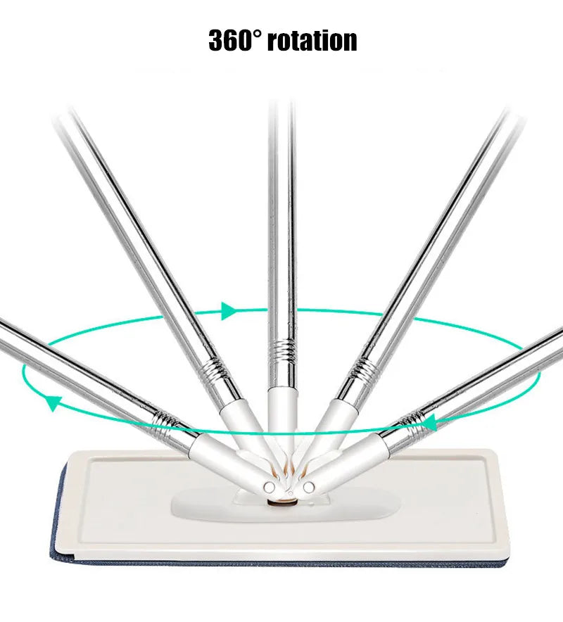 Serpillière Plate Magique Rotative avec Seau: efficacité et praticité pour un nettoyage sans effort