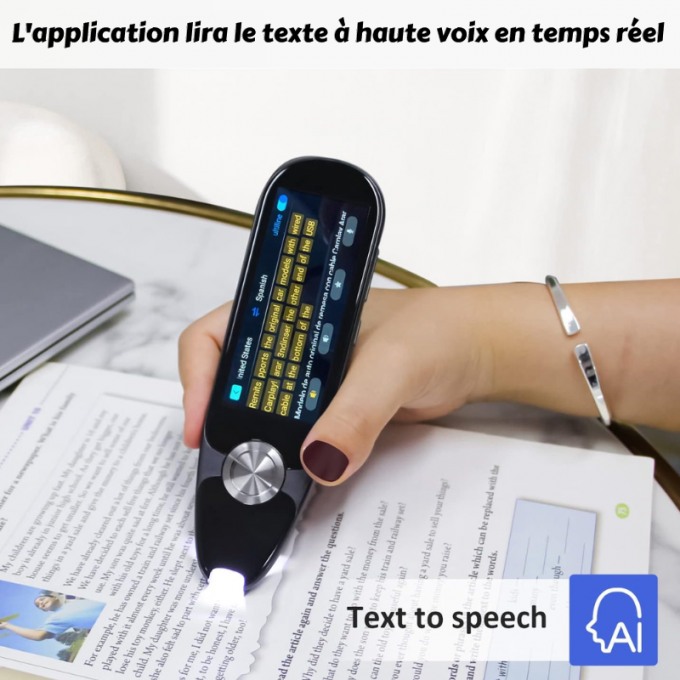 S7 Stylo lecteur et traducteur portable intelligent