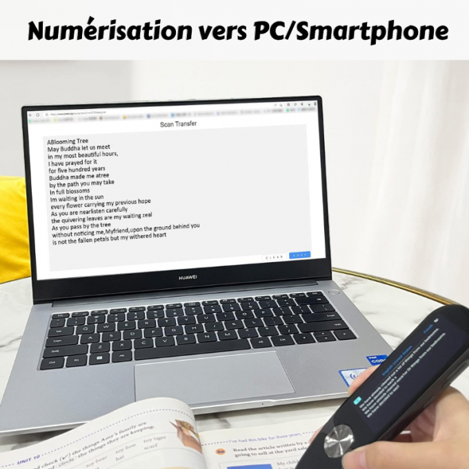 S7 Stylo lecteur et traducteur portable intelligent