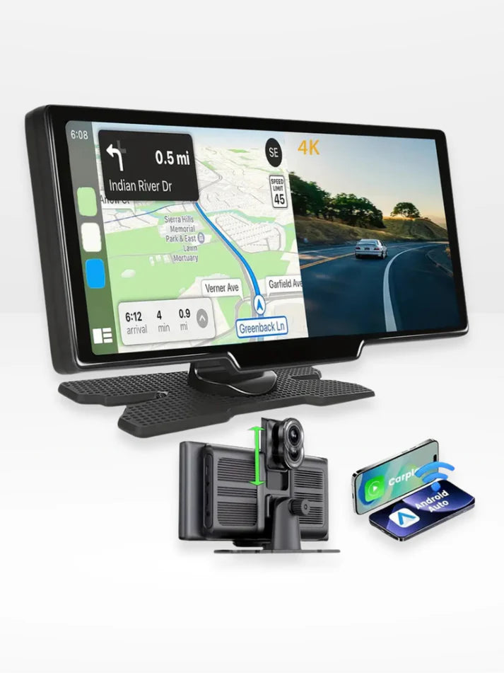 Écran CarPlay avec Caméra Embarquée