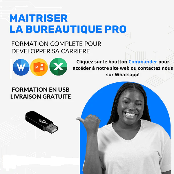 Vidéos en Bureautique sur Clé USB Offerte📚