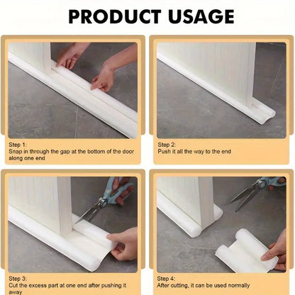 pack de 4 Bandes d'Étanchéité Inférieure de Porte