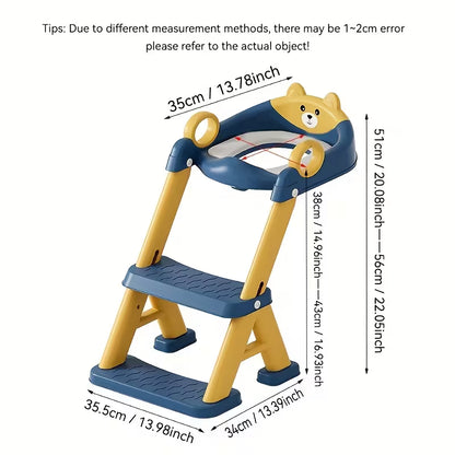 KidPotty® Siège de toilette d'apprentissage réglable 2 en 1 pour enfants