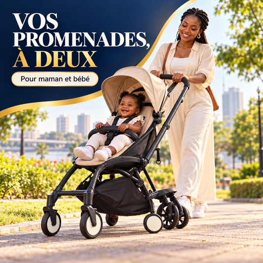 Poussette bébé avec capote