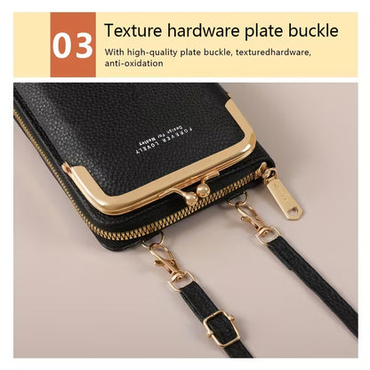 Portefeuille et Porte-Téléphone Tout-en-Un – L’Indispensable des Femmes Actives