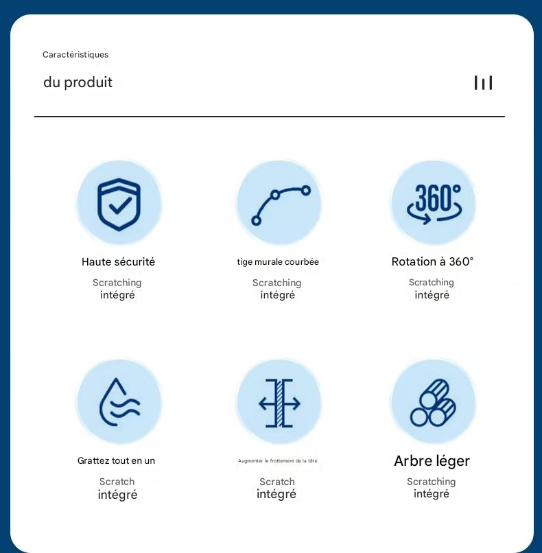 Tige Télescopique  Nettoyage Facile de Vos Fenêtres