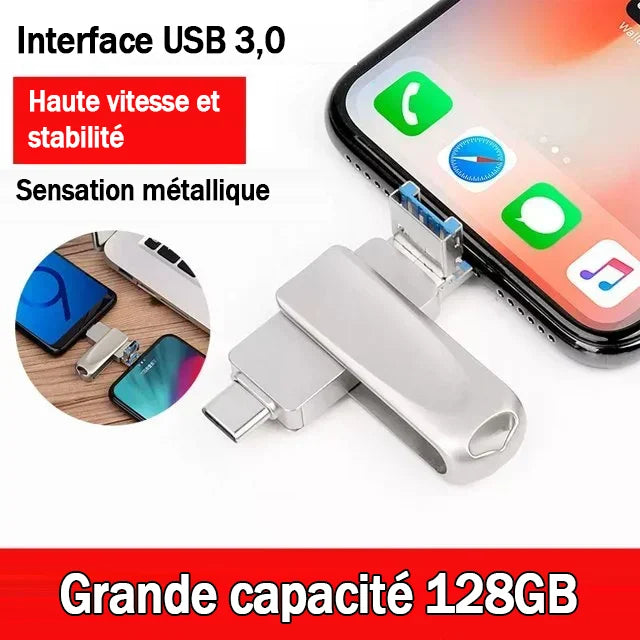 Clé USB 2024 quatre-en-un haute capacité