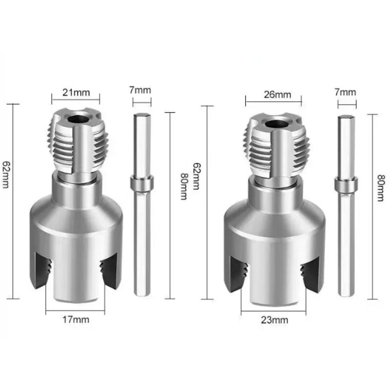 Visiotube® Kit Outil de Filetage 2 en 1 – Taraud Interne & Externe pour Tuyaux