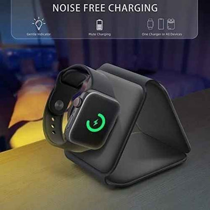 product Image Chargeur sans fil 3 en 1 magnétique pliable