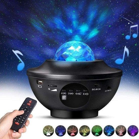 Projecteur galaxie - Haut-parleur Bluetooth