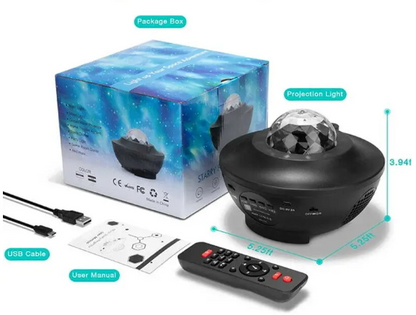 Projecteur galaxie - Haut-parleur Bluetooth