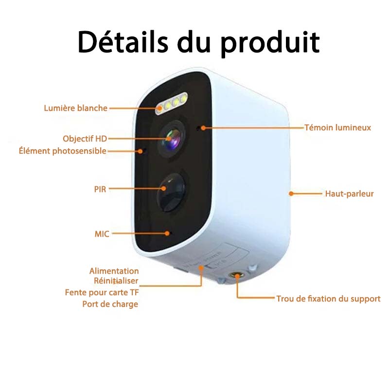 Caméra de vision nocturne sans fil