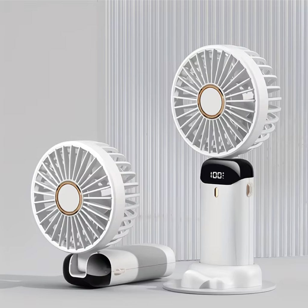 MiniFan™ Mini Ventilateur LED Portable Pliable – Fraîcheur, Fonctionnalité et Mobilité