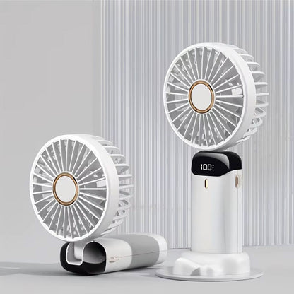 MiniFan™ Mini Ventilateur LED Portable Pliable – Fraîcheur, Fonctionnalité et Mobilité