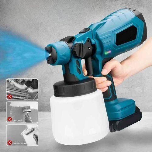 Pistolet À Peinture Rechargeable 800 ml - Pulvérisation Haute Pression