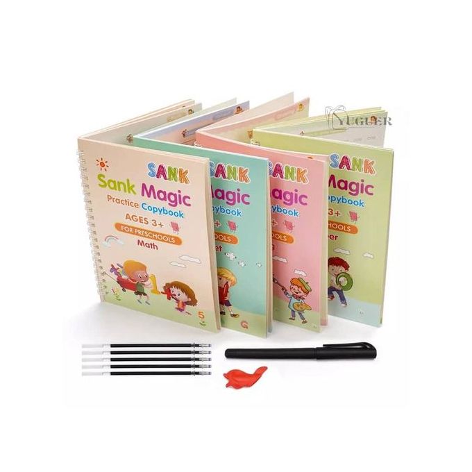 MagicLearn™ Cahiers Magiques Réutilisables Pour Enfants | Écrivez, Effacez, Recommencez à l'Infini