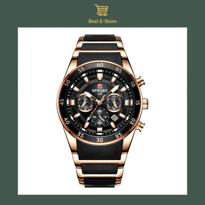 Rewardvip® Montre Homme Premium – Design Élégant & Moderne