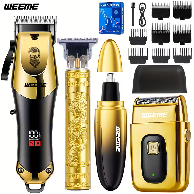 Kit de Toilettage WEEME 4-en-1 – Look Parfait à la Maison