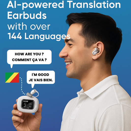 les écouteurs traducteurs intelligents JM16 AI.