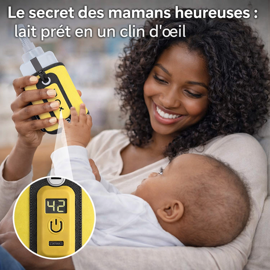 BabyGO® : Chauffe-Biberon Portable  Le Secret des Mamans Heureuses !