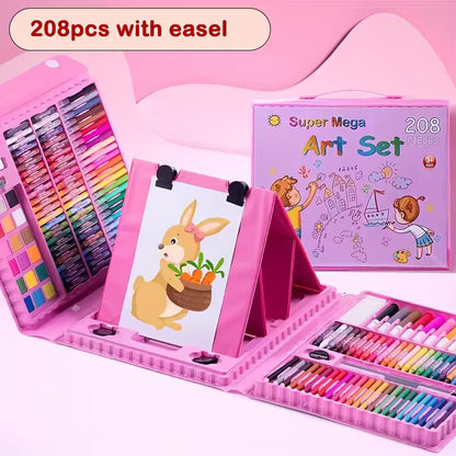 Kit de coloriage Complet 208 Pièces – Créativité Sans Limite