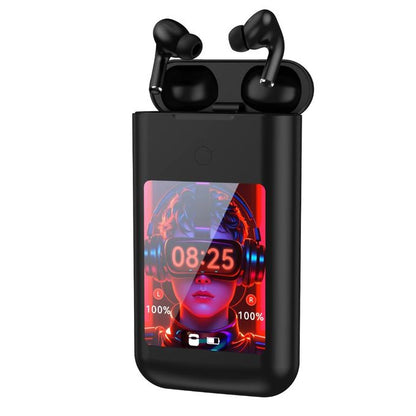 ChargePods™ Pro – Écouteurs Bluetooth 3-en-1 avec Powerbank 8000mAh, Écran LCD & Lampe Torche
