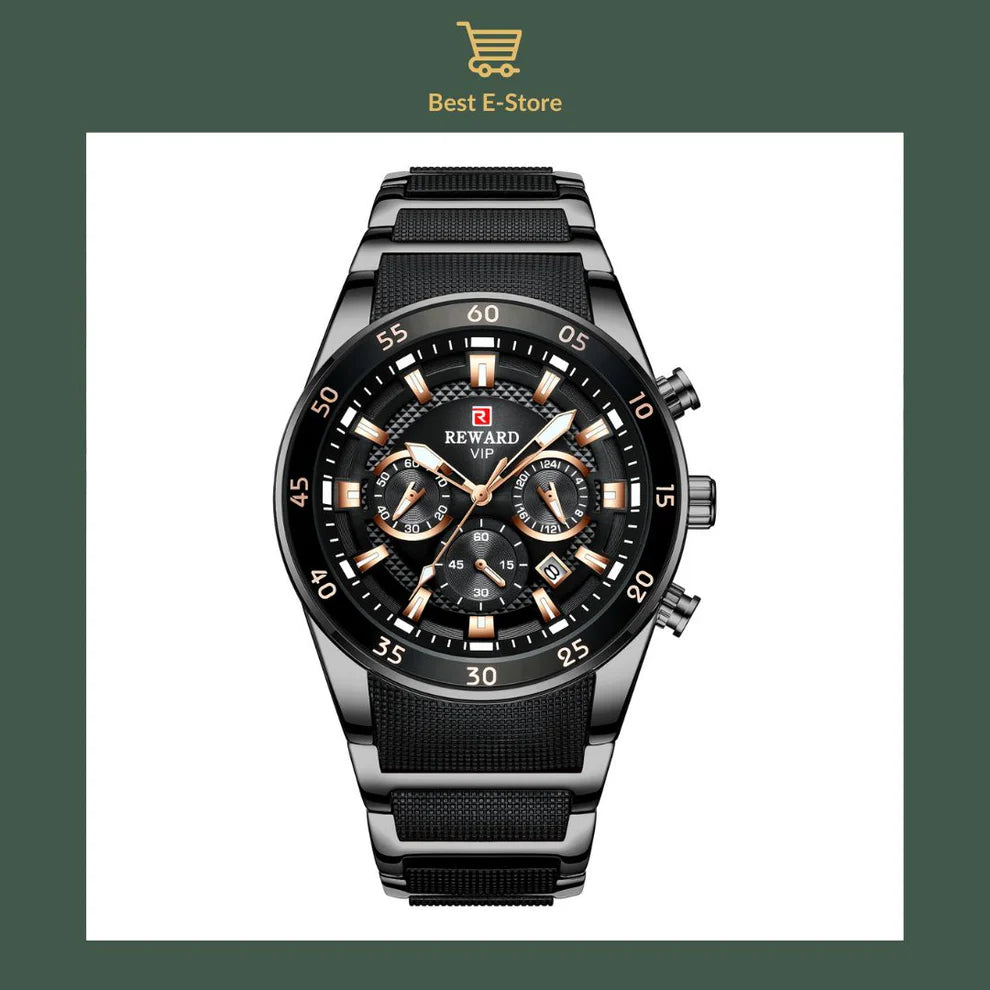 Rewardvip® Montre Homme Premium – Design Élégant & Moderne
