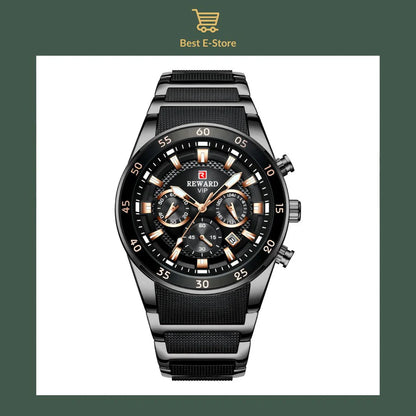 Rewardvip® Montre Homme Premium – Design Élégant & Moderne