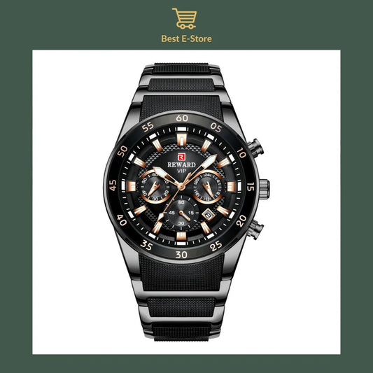 Rewardvip® Montre Homme Premium – Design Élégant & Moderne