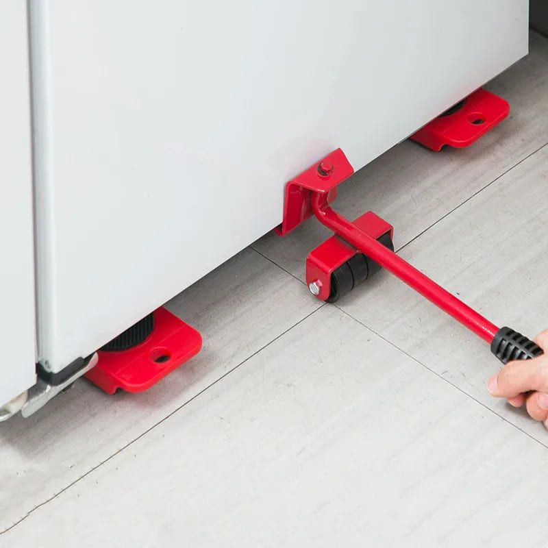 Kit de Déplacement de Meubles Lourds - Système de Levage avec Roulettes