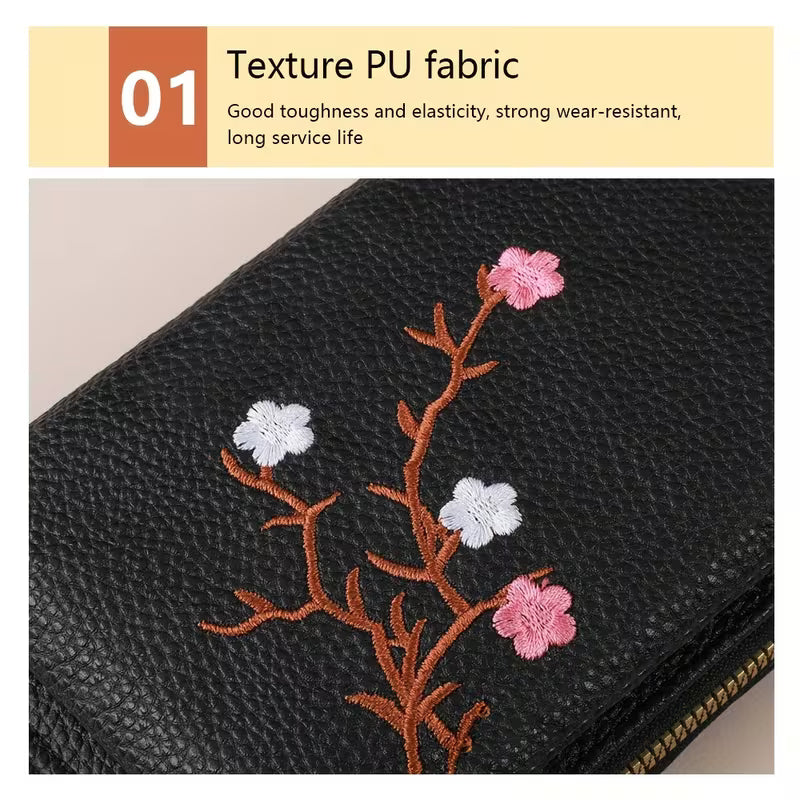 Portefeuille et Porte-Téléphone Tout-en-Un – L’Indispensable des Femmes Actives