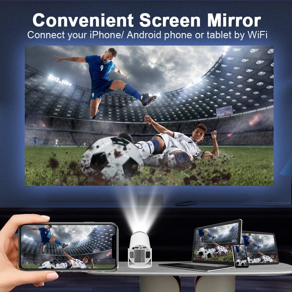Projecteur 4K  - Streaming Netflix, YouTube, Prime Video