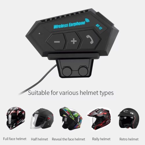 MotoWave™ Kit Oreillette Bluetooth pour Casque de Moto – Appels & Musique en Route