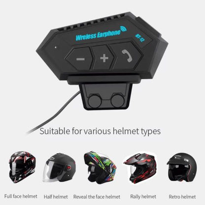 MotoWave™ Kit Oreillette Bluetooth pour Casque de Moto – Appels & Musique en Route
