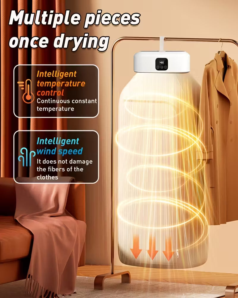 DryNova® Séchoir Électrique Portable – Séchage Rapide & Hygiène au Quotidien ⚡