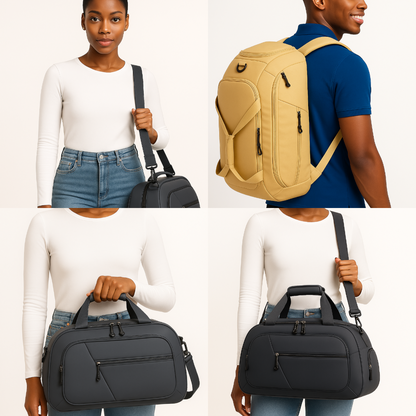 Sac Multifonction 4-en-1 – Votre allié chic pour le sport, le voyage et le quotidien