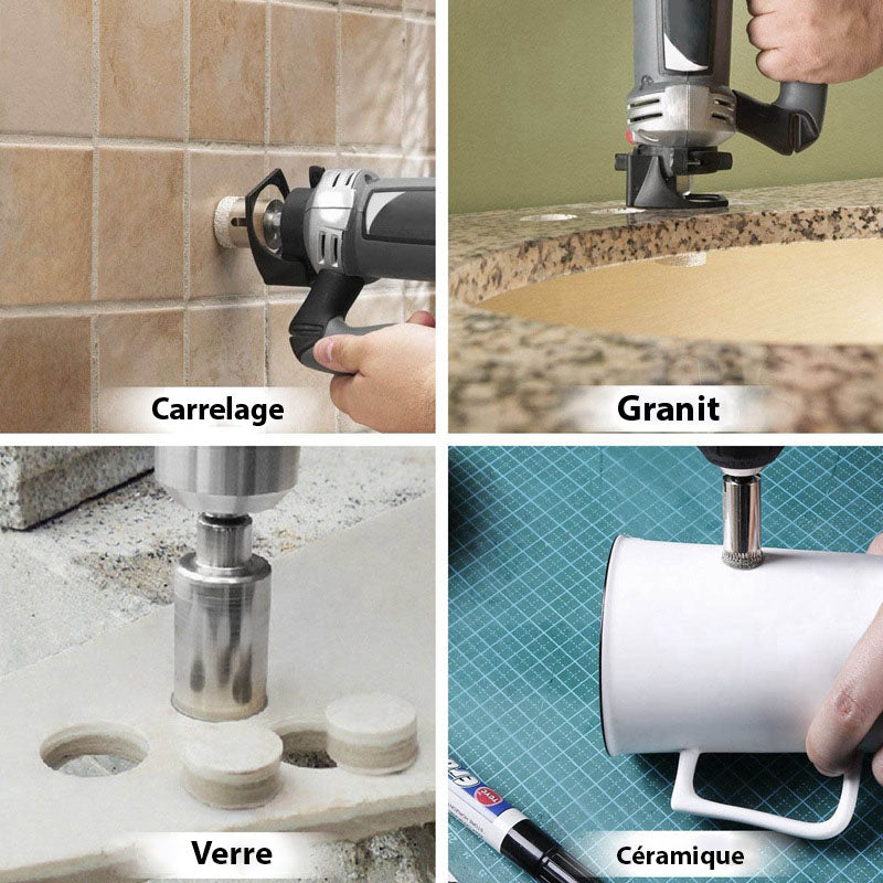 BitForce™  Ensembles de Forets pour les Amateurs de Bricolage 10 pcs