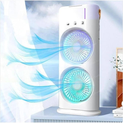 BreezeMist Duo™ | Double Ventilation & Brume Fraîche Partout