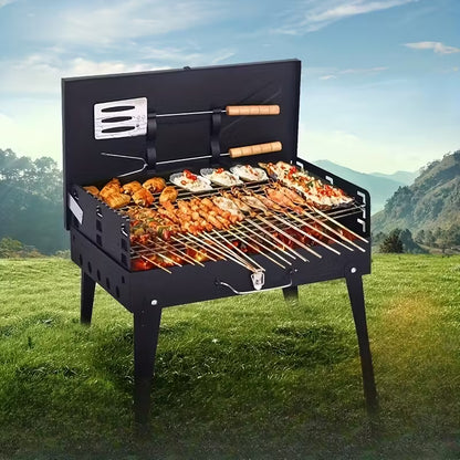 QuickGrill™ Barbecue Pliable – Grillades Rapides Où Que Vous Soyez
