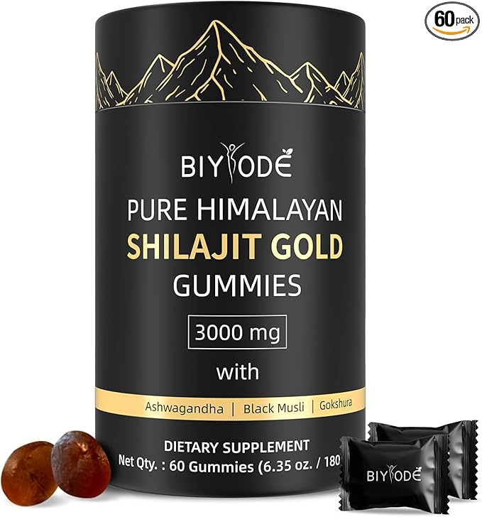 Force naturelle de l’Himalaya : Shilajit & Ashwagandha en gummies