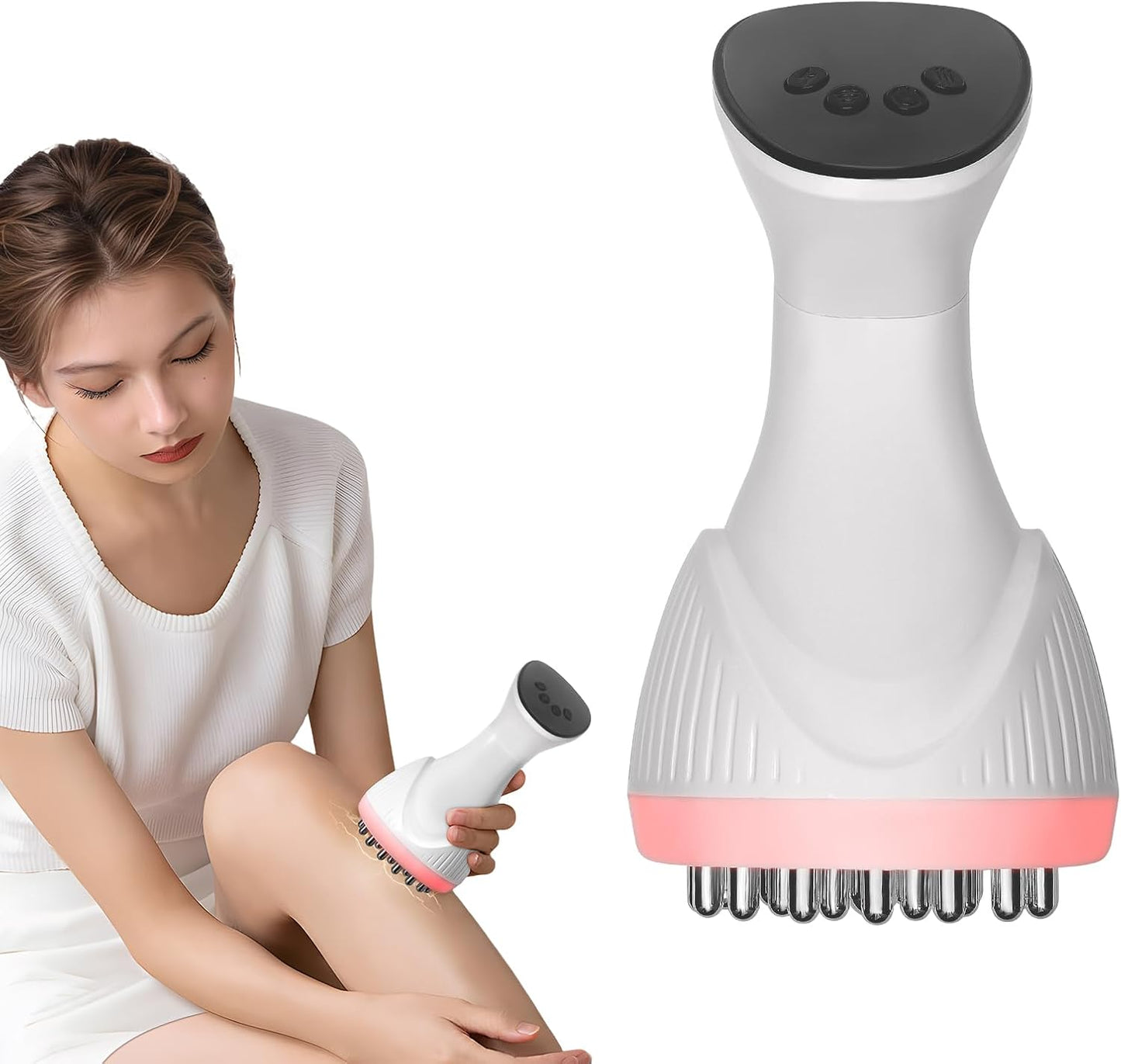 OrthoMasseur 4 En 1 Sans Fil - Massage Pieds, Jambes & Corps