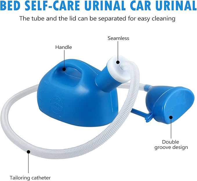 CareFlow™ Urinoir Portable en Silicone – Confort & Protection Jour & Nuit
