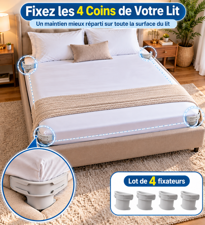Fixateurs de Draps Antidérapants – Lot de 4