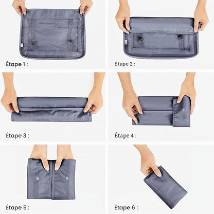 Lot De 8 Cubes De Compression Pour Vêtements  Organisateurs De Bagages Voyage
