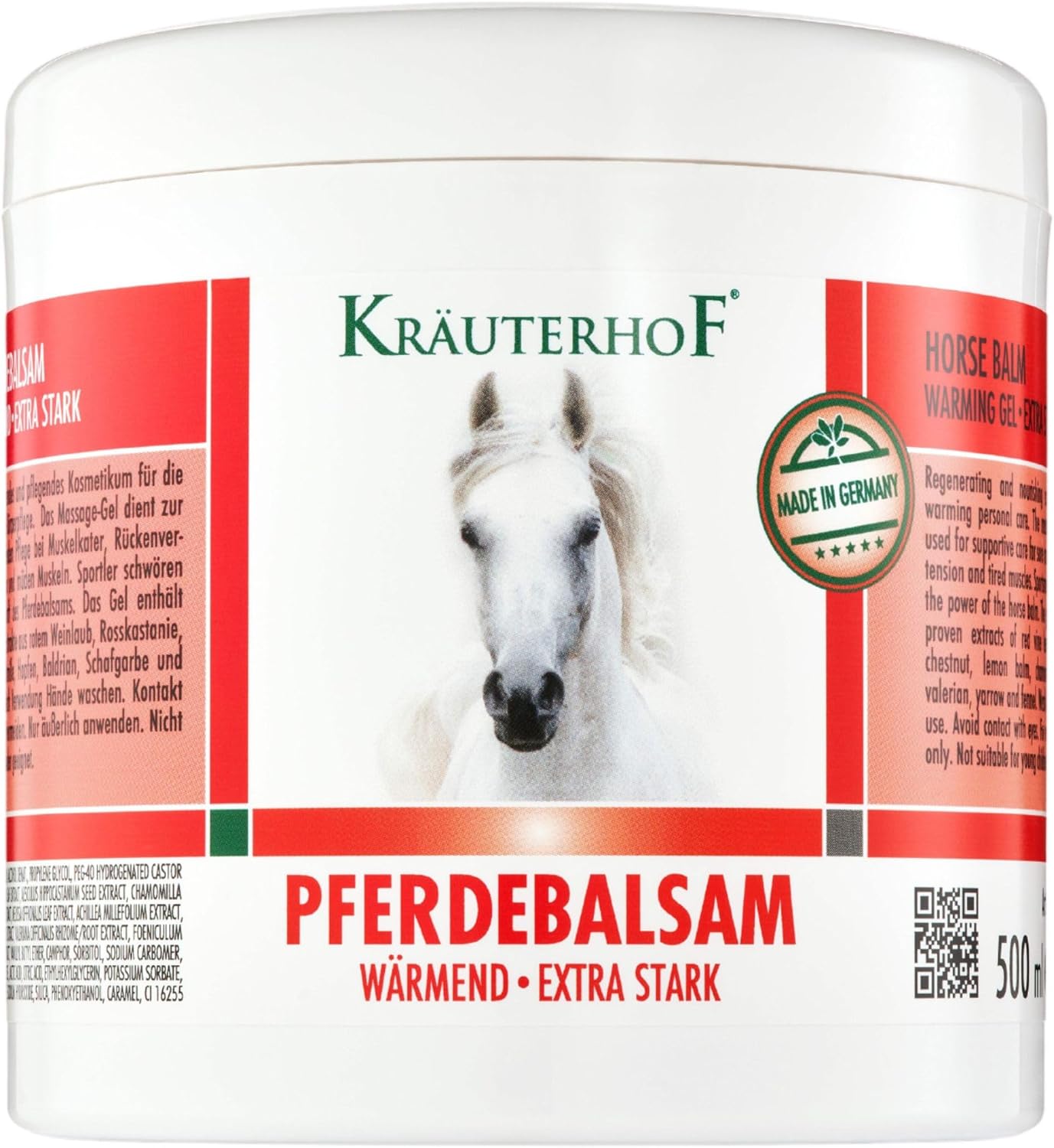 ThermoBalm™ Gel de Massage Chauffant Extra-Fort 500ml | Cou, Dos & Muscles Fatigués